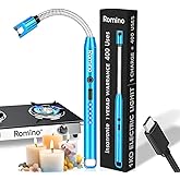 ROMINO 360° Flexible USB Gas Lighter for Kitchen, Electric Rechargeable Lighter for Gas Stove, Windproof Plasma Liter for Diy