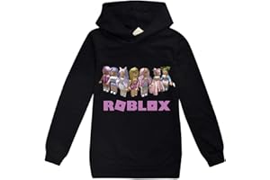 CKCKTZ Ro-blox Sweats à capuche pour filles et garçons - Sweat à capuche tendance à manches longues - Survêtement fantaisie mignon