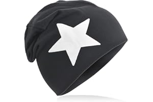 Miobo Jersey Slouch Beanie Cappello Lungo Unisex Stella Cotone Bambino Bambini Donna Uomo