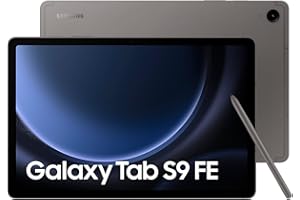 Samsung Galaxy Tab S9 FE, Tablette 10.9'', 5G, 128Go, S Pen inclus, Batterie longue durée, Certification IP68, Anthracite, Entreprise Edition, Version FR