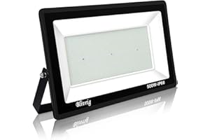 JEFEDANA Focos Led Exterior 500W 6000K Blanco Frío Proyector LED Exterior 50000LM Potente Luces Led Exterior IP66 Impermeable Seguridad LED Floodlight Exterior para Terraza, Jardín, Patio, Parque, Garaje