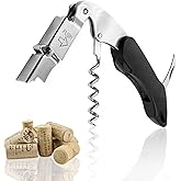 Korkenzieher, XIACIBDUS professionelle Weinöffner für Weinflaschen, Kellner-Korkenzieher oder Sommelier, Flaschenöffner für S