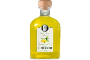 VERMOUTH PERUCCHI Limoncello Perucchi - Botella de Licor de 1 L - 100% Elaborado en España - Liquore de Limón Digestivo - 26% Alcohol - Receta Artesana y Casera