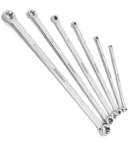 4pc star / femme / clé Torx E set E6 E24 par BERGEN AT328
