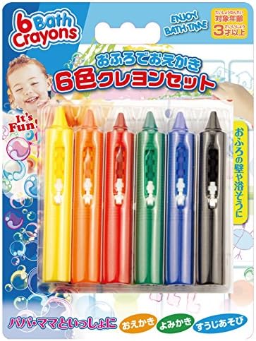 Oekaki dans Baignade crayons six couleurs réglée BATHC-001