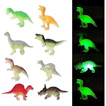 60 Stück Mini-Dinosaurier Aus Kunstharz – Leuchten Im Dunkeln, Für Dekoration, Feengarten & Mehr