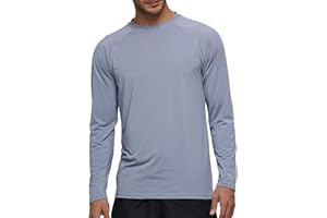 LBL LEADING THE BETTER LIFE LBL Rashguards Homme Anti-UV UPF 50+ Séchage Rapide Coutures Plates pour Les Plein Air