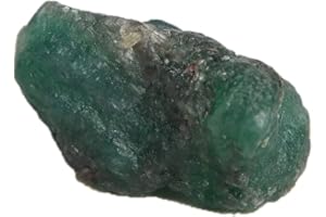 Real Gems Pierre Brute Brute émeraude Naturelle Fuchsite, Pierre Verte Fuchsite émeraude, certifié 16,50 CT émeraude Fuchsite Gem