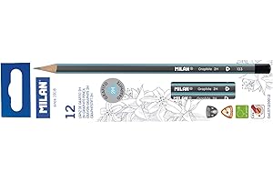 MILAN Caja 12 lápices de grafito 2H triangulares, 71230012