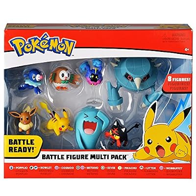 Bandai Pack de 8 Figurines Pokémon, 80299
