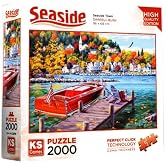 KS Games 2000 Par&ccedil;a Balıklı G&ouml;l Puzzle
