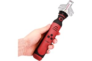 KYAOAYO Set di affilatura elettrica per motosega, mini affilatrice per motoseghe con regolazione della velocità a 6 velocità e sistema di guida angolare regolabile (25°, 30°, 35°)