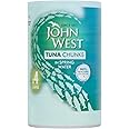 John West Tuna Chunks in Spring Water, 145g (Pack of 4)