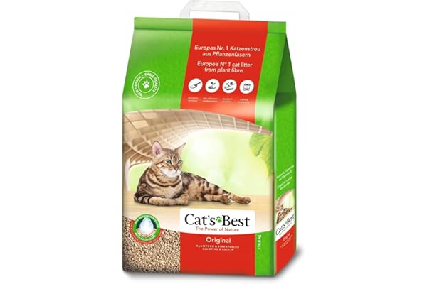 Cat's Best 29734 - Arena para gatos, 20 l / 8,6 kg - el embalaje puede diferir