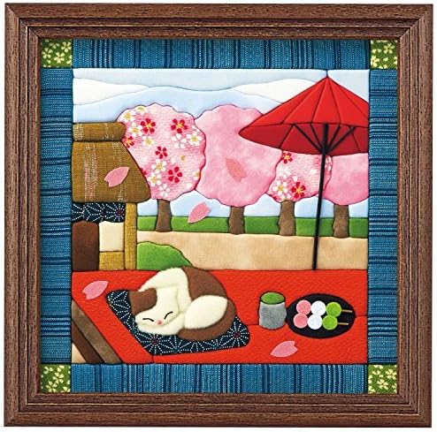 Homemade kit Kimonogatari cherry-blossom viewing (April) Framed inner dimension 8 inches