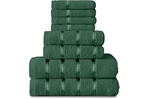 GC GAVENO CAVAILIA 8-delad handduksset – egyptisk bomull | ansiktshandduk | handduk