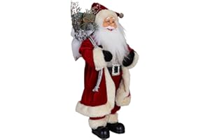 Christmas Paradise stehender Weihnachtsmann Sigurd rot Dekofigur mittel (45cm)