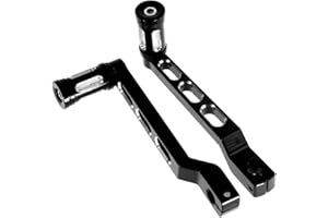 YHMTIVTU Punta del tallone del cambio leva del cambio pedale del cambio Peg Fit per Harley Touring Softail Road Glide Trike