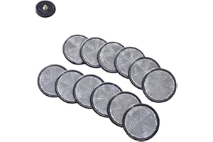 Feuunly 12 Piezas Catadioptrico Remolque Blanco Redondo, Catadioptrico Blanco Redondo Fijación Tornillo, Reflectores Para Remolque Camión Moto Tractor Bicicleta Vehículo Agrícola(Catadioptrico Blanco)
