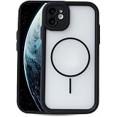 Fenza iPhone 11 Uyumlu MagSafe Kılıf Manyetik Şarj Destekli Şeffaf Buzlu Arka Kapak Kamera Korumalı Darbe Emici Telefon Kılıf
