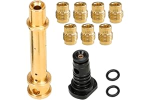 ZAMDOE Carburetor Main Jet Kit for Predator 212cc 196cc GX160 GX200 MB200 CT200U BT200X KT196 RB200 Go Kart Engine Mini Bike Hemi Non-Hemi 032 033 034 035 036 037 038 + Emulsion Tube + Low Speed Tube