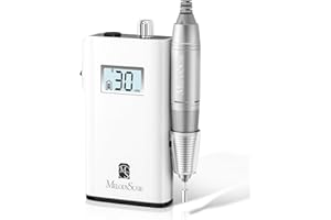 MELODYSUSIE Scamander Nail Drill Electric Nail Files Portable Rechargeable E File Kit 30000RPM, Professional Electric Manicure and Pedicure Set Electronic equipment for Acrylic Nails, UK