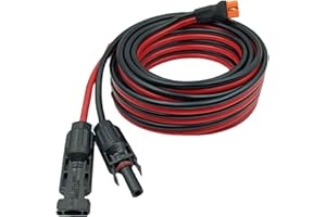 YIMIKEDAYA Cable solar a XT60i, 10 AWG, 6 mm², XT60I-F, adaptador solar, alargador compatible con Ecoflow Delta River Powerstation (10 AWG 5 m)