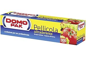 DOMO PAK Cuki Domopak Pellicola Ultraderente, 300 m