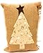 Produktbild Honey and Me Primitive Country Rustikal Chic Sackleine 'Weihnachtsbaum' Dekokissen