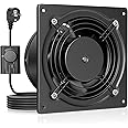 Badkamer Ventilator Stil met Terugloopklep 150mm - Industriële