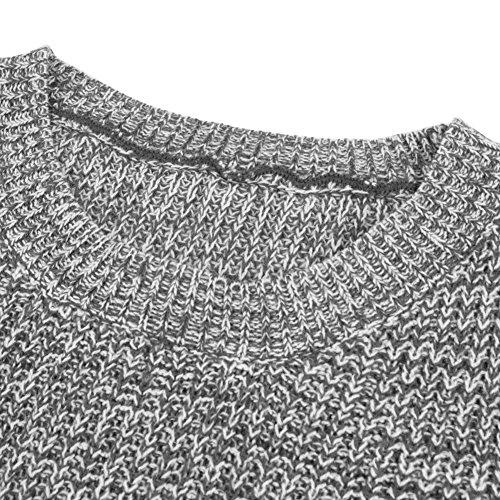 Eleery Damen Einfabrig Pullover Winter Herz Arm Warm Lose Casual Outwear Mantel Wolljacke Strickpullover