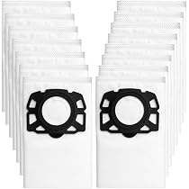Sacs Aspirateur Invest Pour Kärcher WD4/WD5/WD6 - Lot De 5 + 1 Filtre | Type KA 33 Synthétique