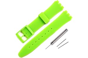 Rihahisy Sostituzione cinturino in gomma siliconica/cinturino per orologio per Swatch