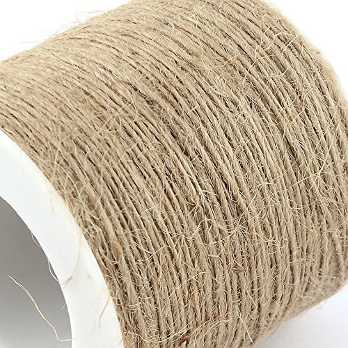 SiAura Material ® – 100m Hanfkordel/Hanfschnur braun 1mm - 2