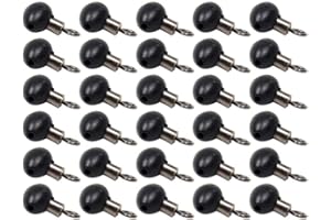 PORFEET Émerillons Roulants, 10/20/30/40 Pièces Matériel De Pêche Zip Curseur Perles émerillons Poulie Clip Ligne Plates-Formes