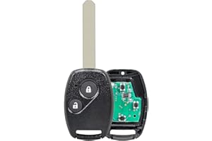 VAILIKEY 433MHZ 2 Buttons Car Key Fob For Honda Civic CRV Jazz Accord with ID46/PCF7936 Chip FCCID:OUCG8D-382H-A Hon66 Blade