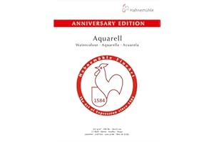 Hahnemühle Bloc aquarelle, Papier, blanc, Taille M, Set de 15 Pièces