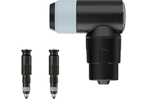 Schwalbe Clik Valve Conversion Set – Innovation de valve pour gonflage de pneus vélo – Kit de conversion pour valves Presta/SV avec tête de pompe