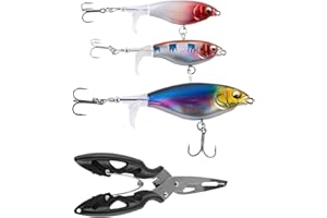 XHYASD Przynęta wędkarska, przynęta na okonie, sopper, przynęta na wodę z ogonem śmigła, do połowów na okonie, nadaje się do wody słodkiej lub słonej