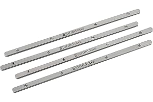Ottertools - Set di 4 connettori per guide FSV – acciaio inossidabile autocentrante con bordi conici – Compatibile con Makita & Festool – per tagli precisi e privi di offset
