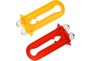 GIAK Bienenzucht Drahtspanner Imkereibedarf 2 Stück Drahtspanner Kabel Spanner Crimper Hive Rahmenwerkzeug für Befestigen Sie Den Eisendraht Oder Edelstahldraht am Nestrahmen (Kunststoff)