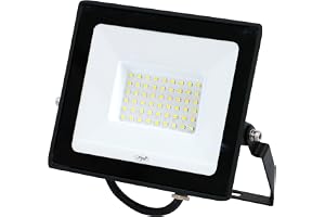 Slim LED-strålkastare PNI GreenHouse WS51 50W, 6400K, 4500 lm, 184,5×29×160 mm