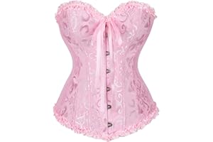 Grebrafan Corset Ballet Clasico Brocado Corsé Tallas Grandes