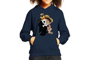 CLOUD CITY 7 Monkey D Luffy Flag One Piece Kid's Hooded Sweatshirt