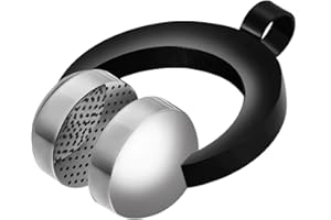 OIDEA Pendentif Collier Homme Femme Pendentif Casque d'Ecoute Musique Cool Chic Fantaisie Couleur Argent Noir en Acier Inoxydable avec Sac Cadeau