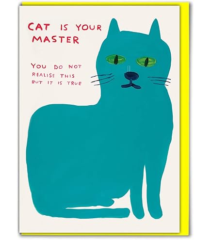 David Shrigley – Carte D'anniversaire Amusante – « We Worship