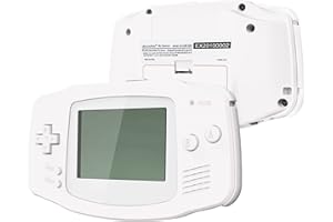 IPS Ready Upgraded eXtremeRate Carcasa para Gameboy Advance (GBA), Compatible con Todos IPS y LCD Estándar, Funda con Botones para Game Boy - Sin Consola ni Pantalla, White
