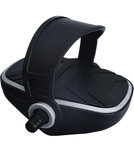 Pédales De Vélo 9/16 Avec Sangles Réglables - Pédales Antidérapantes Pour Vélo D'appartement, Spinning, VTT