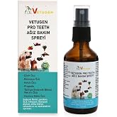 VETUGEN%100 DOĞAL AKTİF BİLEŞENLİ KEDİ VE K&Ouml;PEK AĞIZ BAKIM SPREYİ (DAMLALIK İLAVELİ)