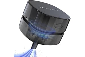 IGOKOTI USB Mini Tischstaubsauger mit Düse, wiederaufladbarer Kleiner Handstaubsauger, kabelloser Mini-Desktop-Arbeitsplattenkehrer für Tastatur, Computer, Staubkrümel, Klavier, abnehmbares Design